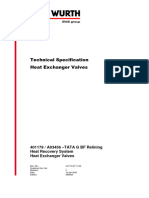 Specification For Heat Exchanger Valves