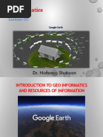 Lecture No. 03 Google Earth