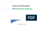 52 Questions and Answers About GMP in Pharma Industry