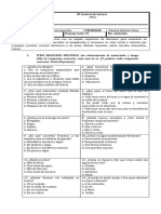 III Control de Lectura Selección de Mitos Junio - 5to