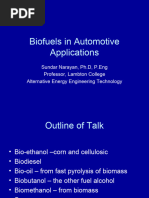 Biofuels For Vehicles