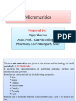 Micromeritics PPT Vijay Sharma