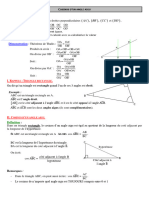 Cours Theoreme de Pythagore Et Cosinus Dun Angle Aigu - 2college 4