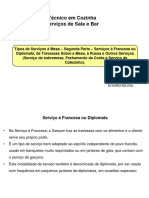 6 Tipos de Serviços À Mesa Segunda Parte