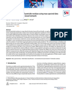 Pesticide Residue Mass Spectral