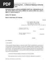 Ssangyong Engineering and Vs National Highways Authority of On 8 May 2019