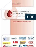 Plant Maintenance and Hse Middle East: Sponsorship Prospectus