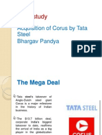 Tata Steel - Corus Case Study