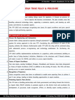 Chapter 5 - Foreign Trade Policy & Procedure: 1. Process Re-Engineering and Automation