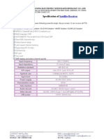 Specifications of KingVon Receiver