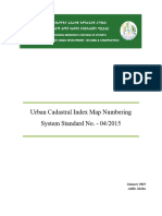 Urban Cadastral Index Map Numbering System No. 04-2007