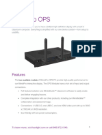 MimioPro OPS Specsheet