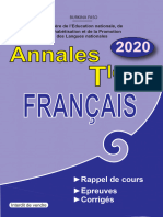 Annales Francais Tle A