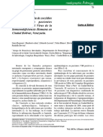 Elevada Prevalencia de Coccidios Intestinales en Pacientes Infectados Con El Virus de La Inmunodeficiencia Humana en Ciudad Bolívar, Venezuela 2007