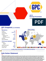 GPC Q3 2023 Earnings Deck