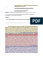 Sous-Axe, DDFC, Dissertation