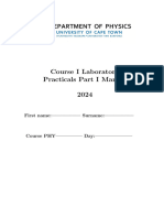 Practicals Part I Manual