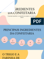 (Aula 5) Confeitaria e Seus Ingredientes