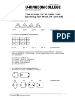 Y8 Numerical Reasoning 