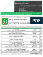 Cv+portfolio - Ferry Fernando