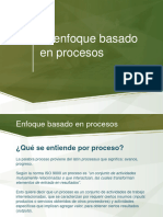 El Enfoque Basado en Procesos