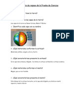 Cuestionario de Repaso de La Prueba de Ciencias