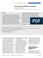 Cardiopulmonary Exercise Testing and Metabolic Myopathies