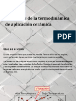 Elementos de La Termodinámica de Aplicación Cerámica