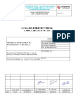 CHW2204-00-EL-MAN-7302 RevA Catalog For Electrical and Lighting System