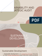 Sustainability and Strategic Audit