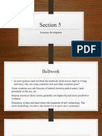 IGCSE Economics Section 5 