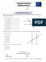 Transversal - Worksheet