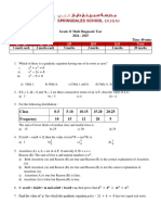 GR 11 Math Diagnostic Test - QP