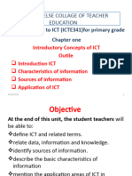 ICT Chapter One For Certificate