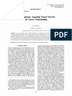 A Deterministic Annealing Neural Network For Convex Programming