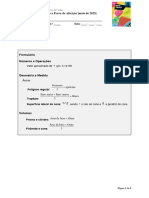 Novo Espaço 8 - Proposta de Prova