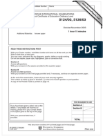 Science: Cambridge International Examinations General Certificate of Education Ordinary Level