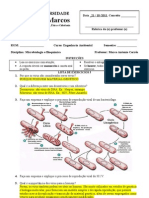 Microbiologia - Lista de Exercicios 3