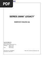 SERIES 20000 Legacy: Service Manual