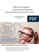 Kebijakan Program Perumahan Permukiman