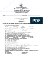 1st Periodic Test - Science 10