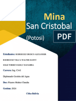 Grupo 9 Mina San Cristobal