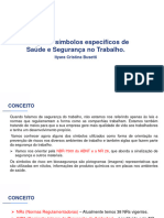 Slides - Códigos e Símbolos Específicos de Saúde e Segurança No Trabalho.