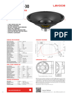 LAVOCE NBASS15-30 15in BASS GUITAR WOOFER B.A