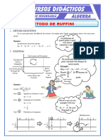 Ejercicios Del Método de Ruffini para Segundo de Secundaria