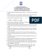 SS 2 Physics First Term Exam