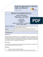 Proyecto Interdisciplinario 2do-Bgu