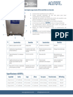 Acutote - Hoja Técnica