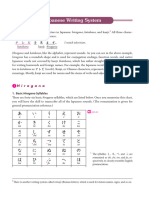 Japanese Writing System