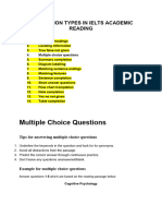 4-IELTS Academic Reading Multiple Choice Questions-WITH ANSWERS